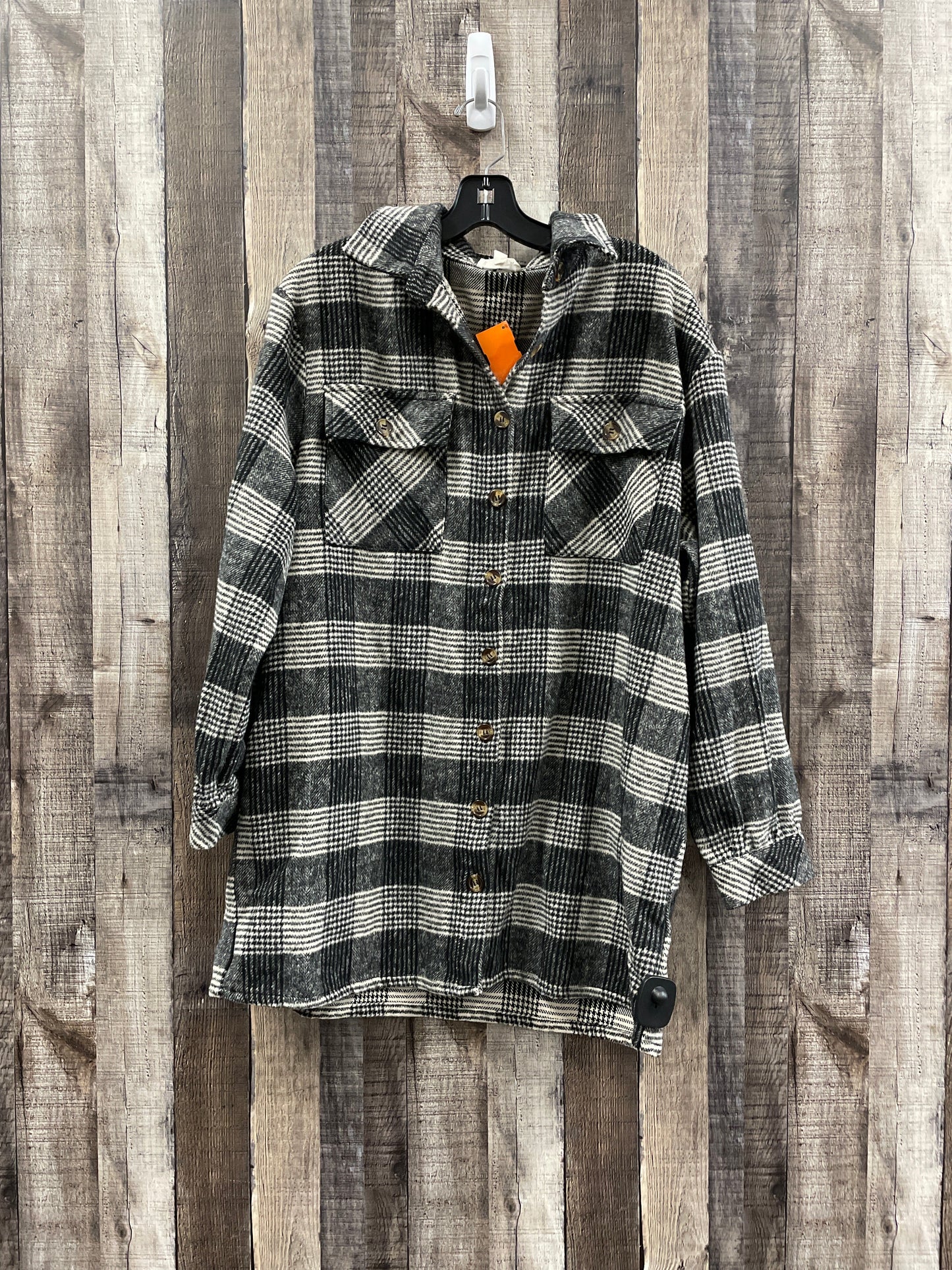 Jacket Other By Entro In Plaid Pattern, Size: M