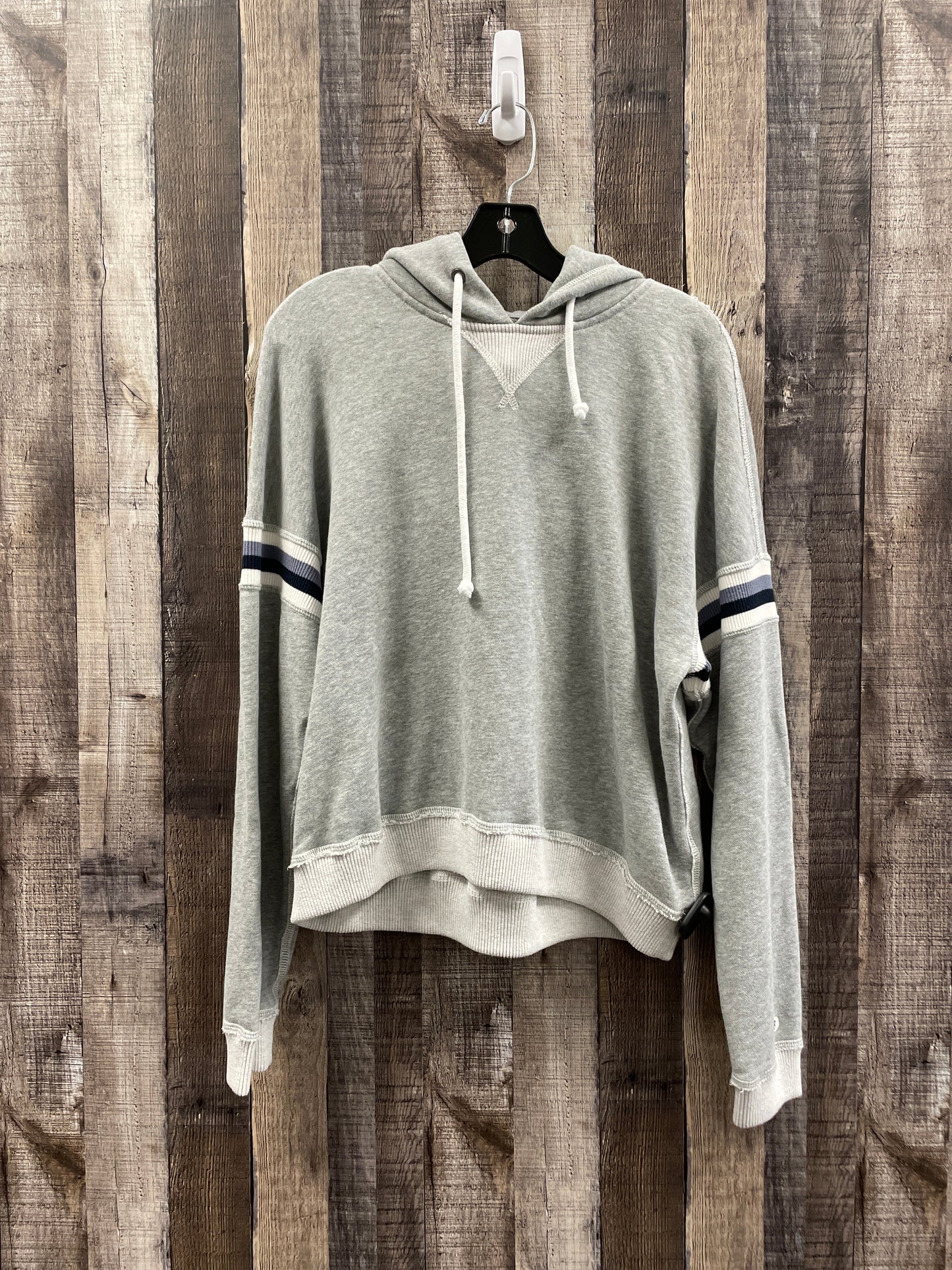 Grey Sweatshirt Hoodie Abercrombie And Fitch, Size L