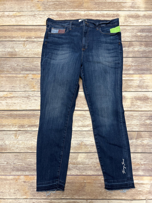 Blue Denim Jeans Skinny Tommy Hilfiger, Size 18