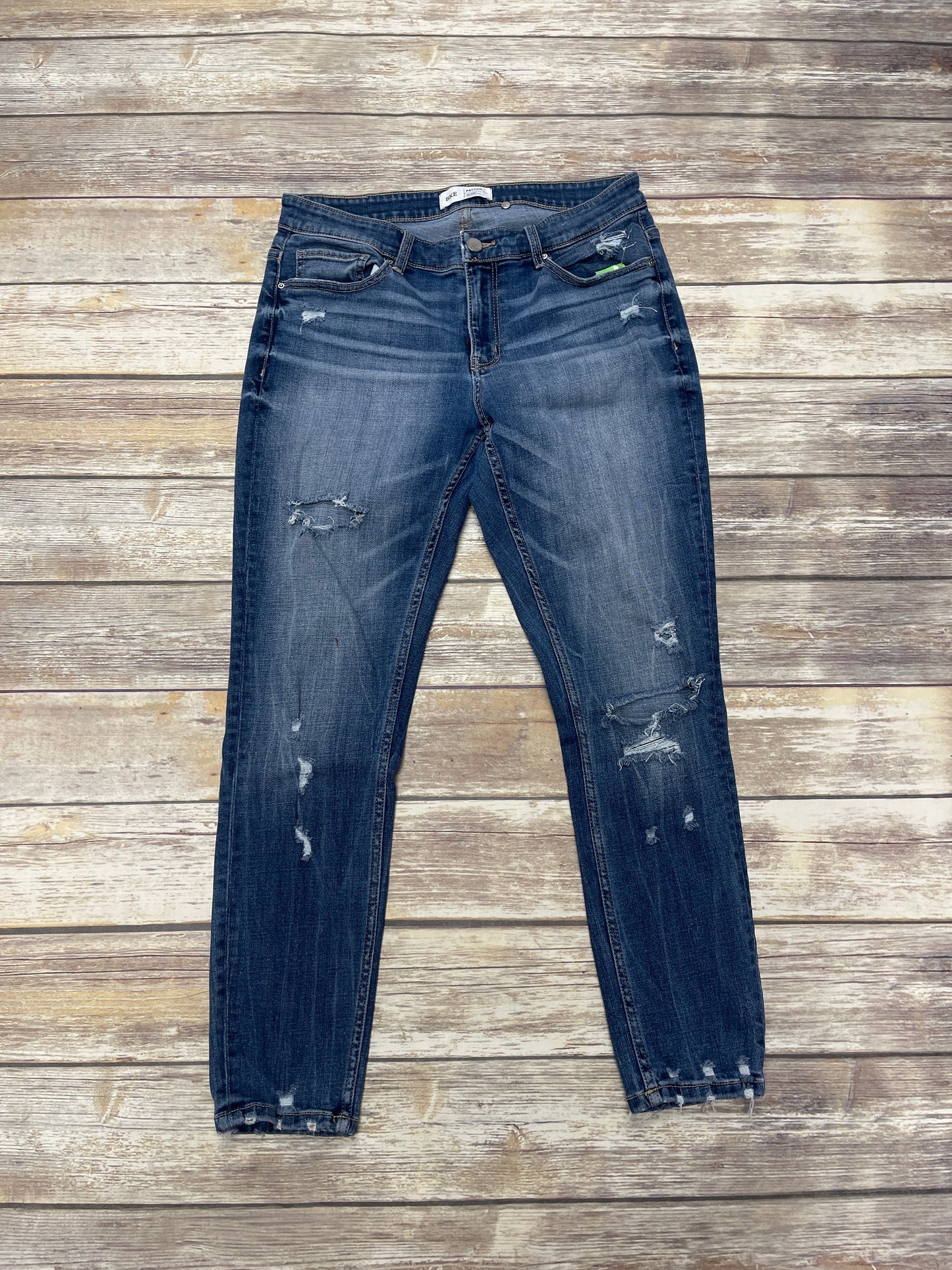 Blue Denim Jeans Skinny Bke, Size 8