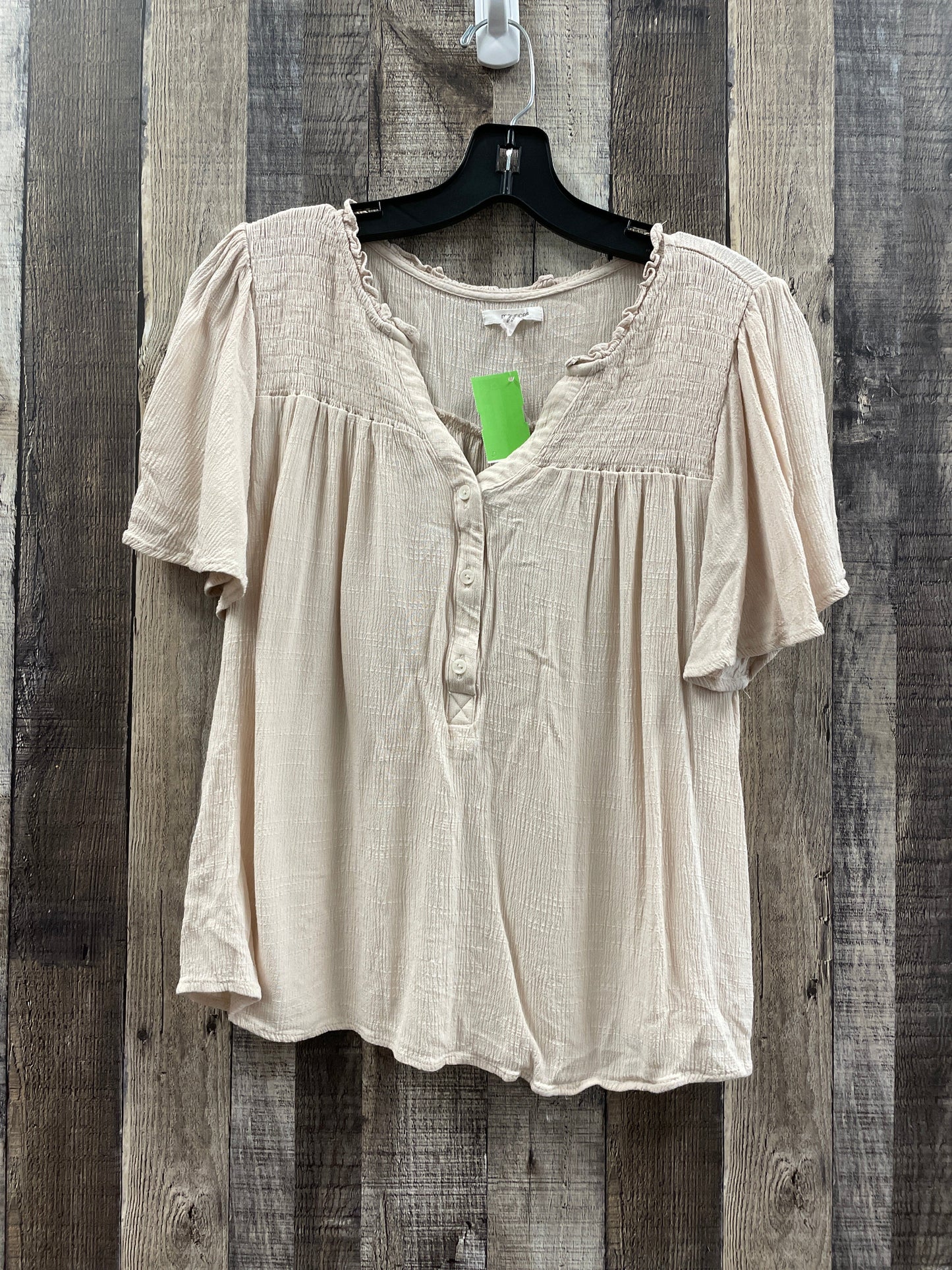 Top Short Sleeve By Maurices  Size: L