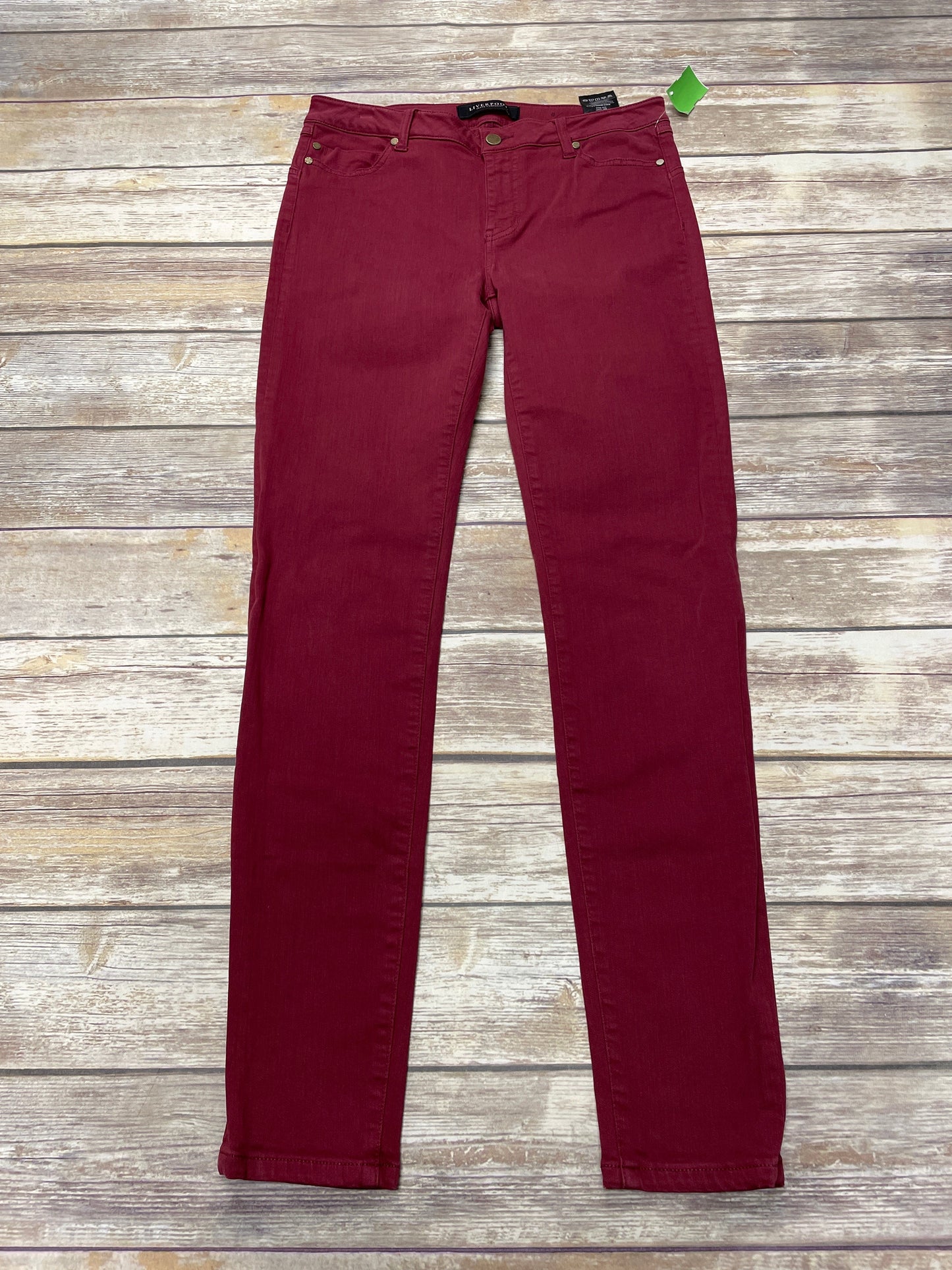 Red Jeans Skinny Liverpool, Size 8
