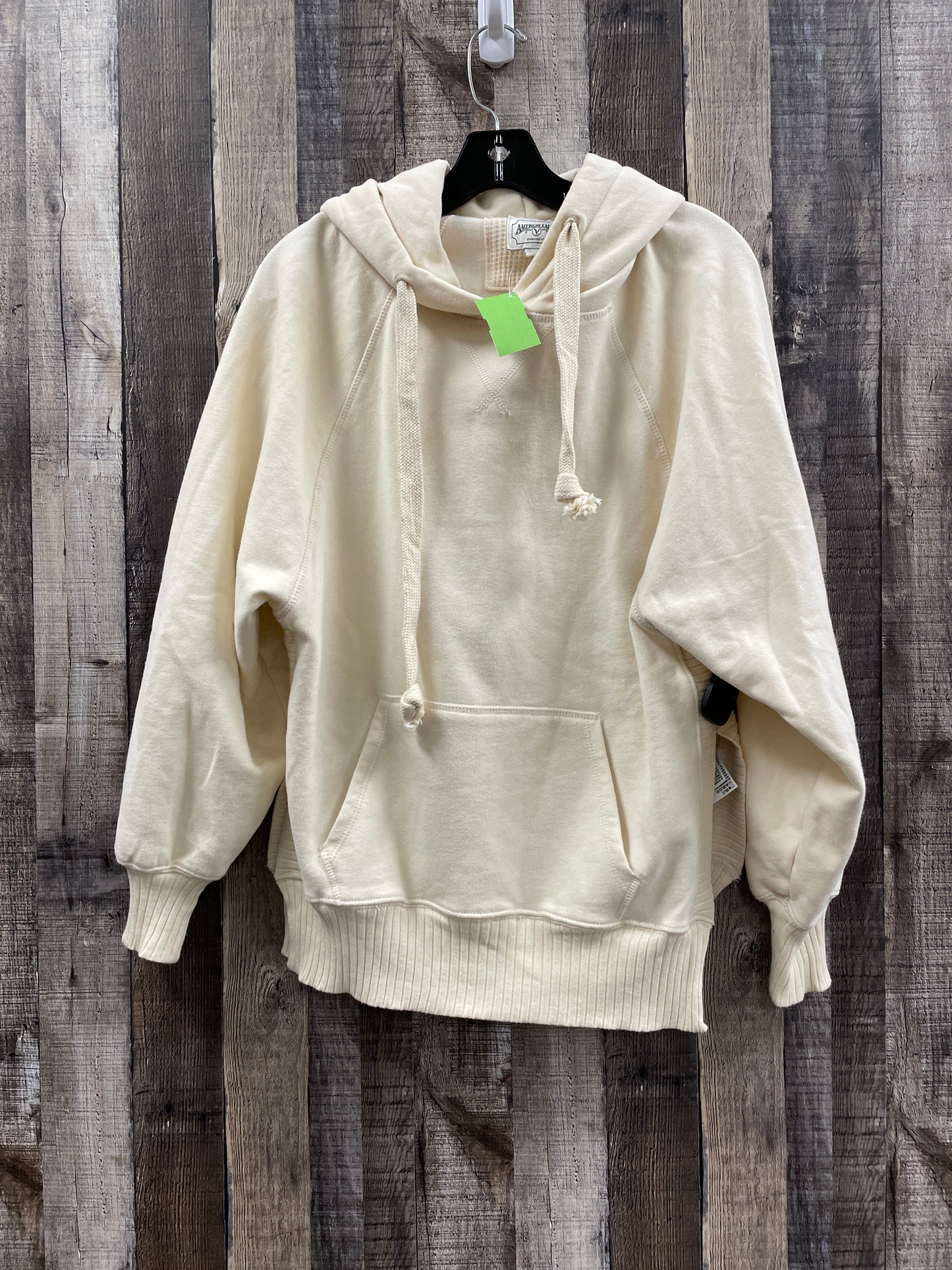 Sweatshirt Hoodie By American Eagle In Cream, Size: Xs