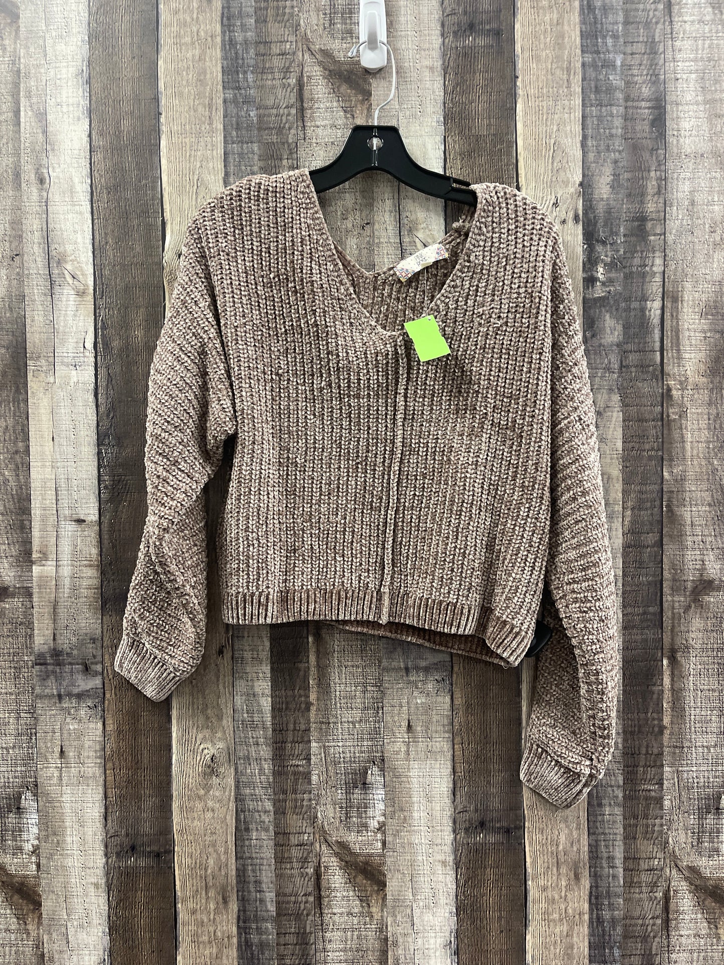 Sweater By Pink Rose In Tan, Size: Xs