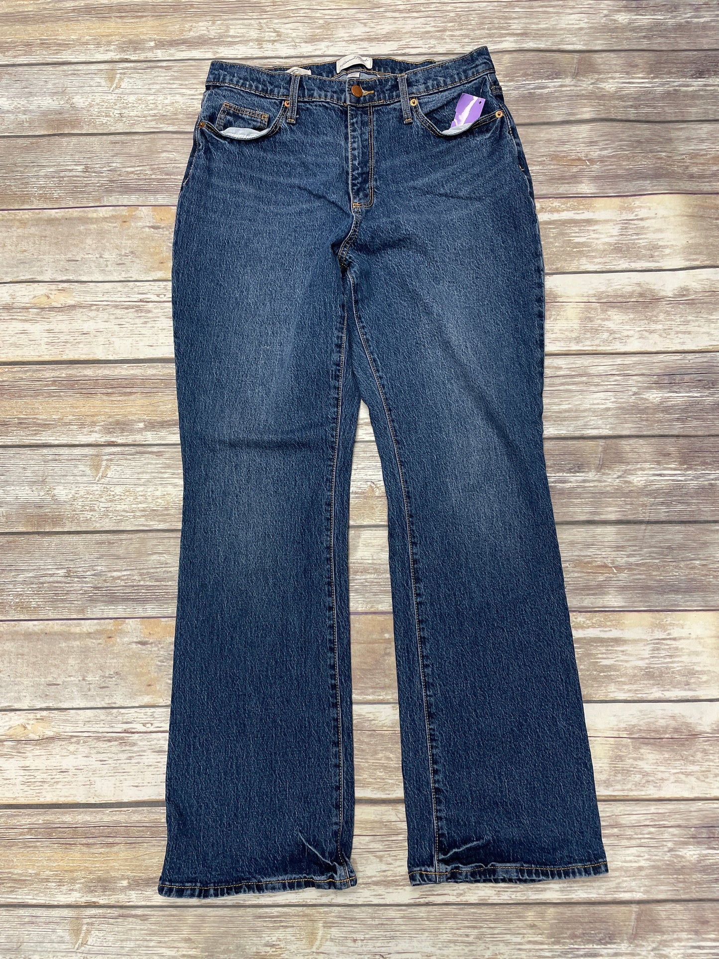 Jeans Straight By Universal Thread In Blue Denim, Size: 10