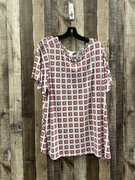 Top Short Sleeve By Liz Claiborne  Size: 2x