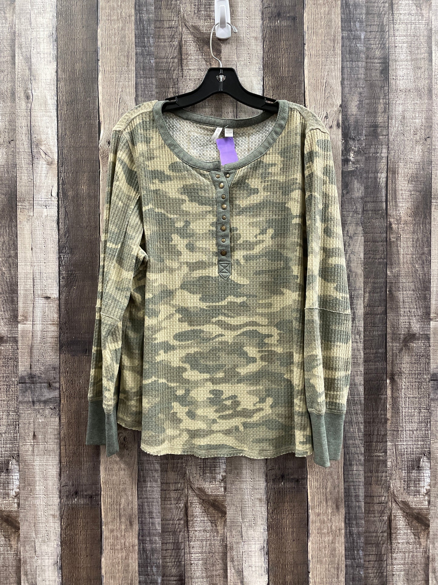 Top Long Sleeve By Cato  Size: Xl (18/20)