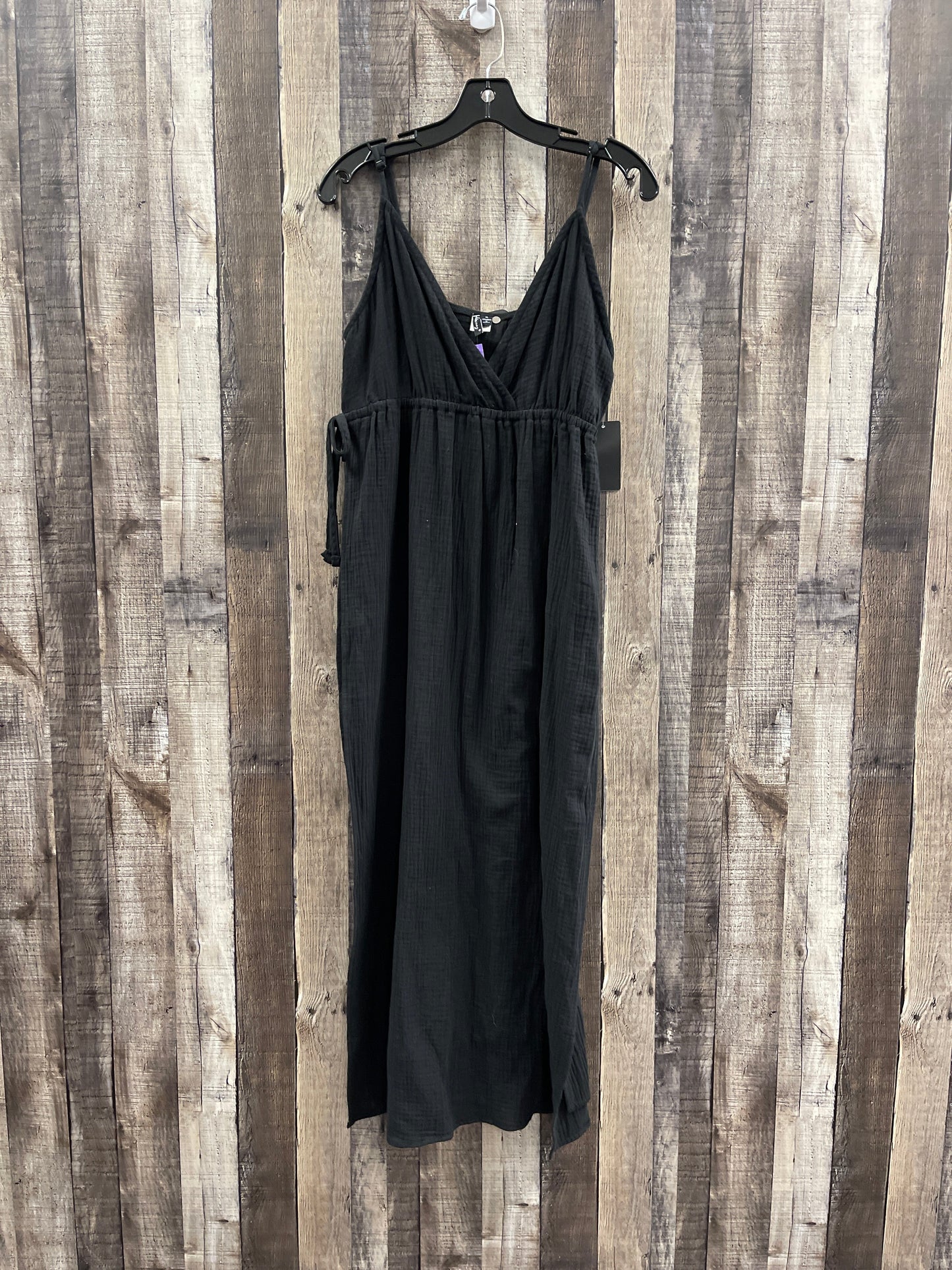 Black Swimwear Cover-up Cme, Size Xl