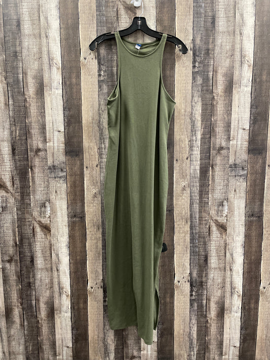 Green Dress Casual Maxi Old Navy, Size Xl