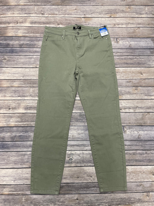 Jeans Skinny By Buffalo David Bitton In Green Denim, Size: 10