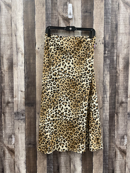 Animal Print Skirt Midi Promesa, Size M