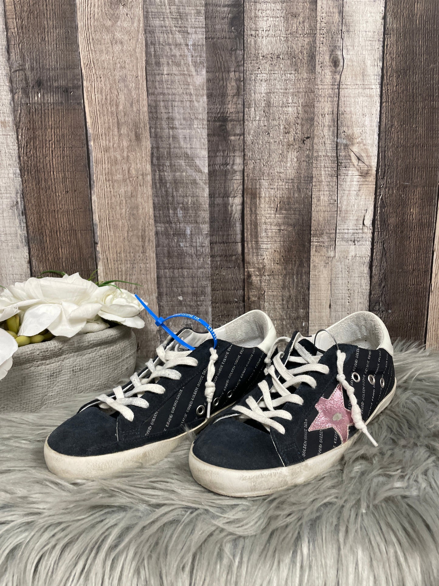 Blue Shoes Sneakers Golden Goose, Size 9