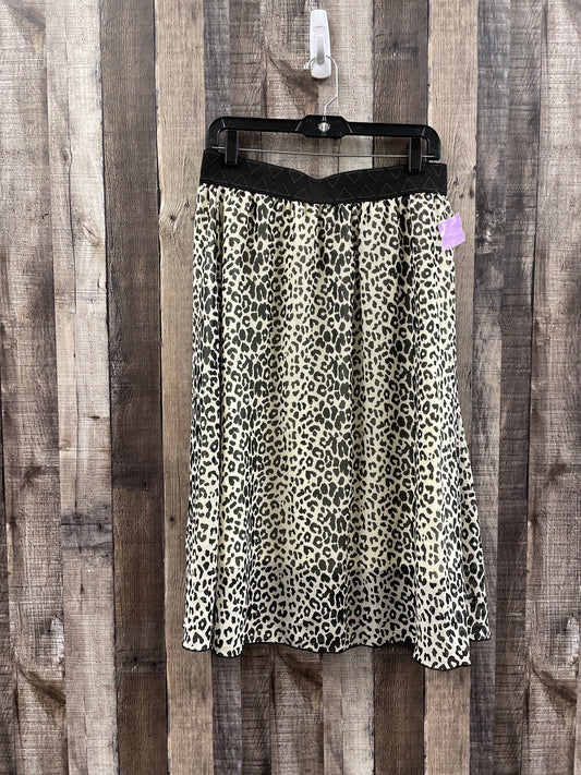 Animal Print Skirt Midi Lularoe, Size L