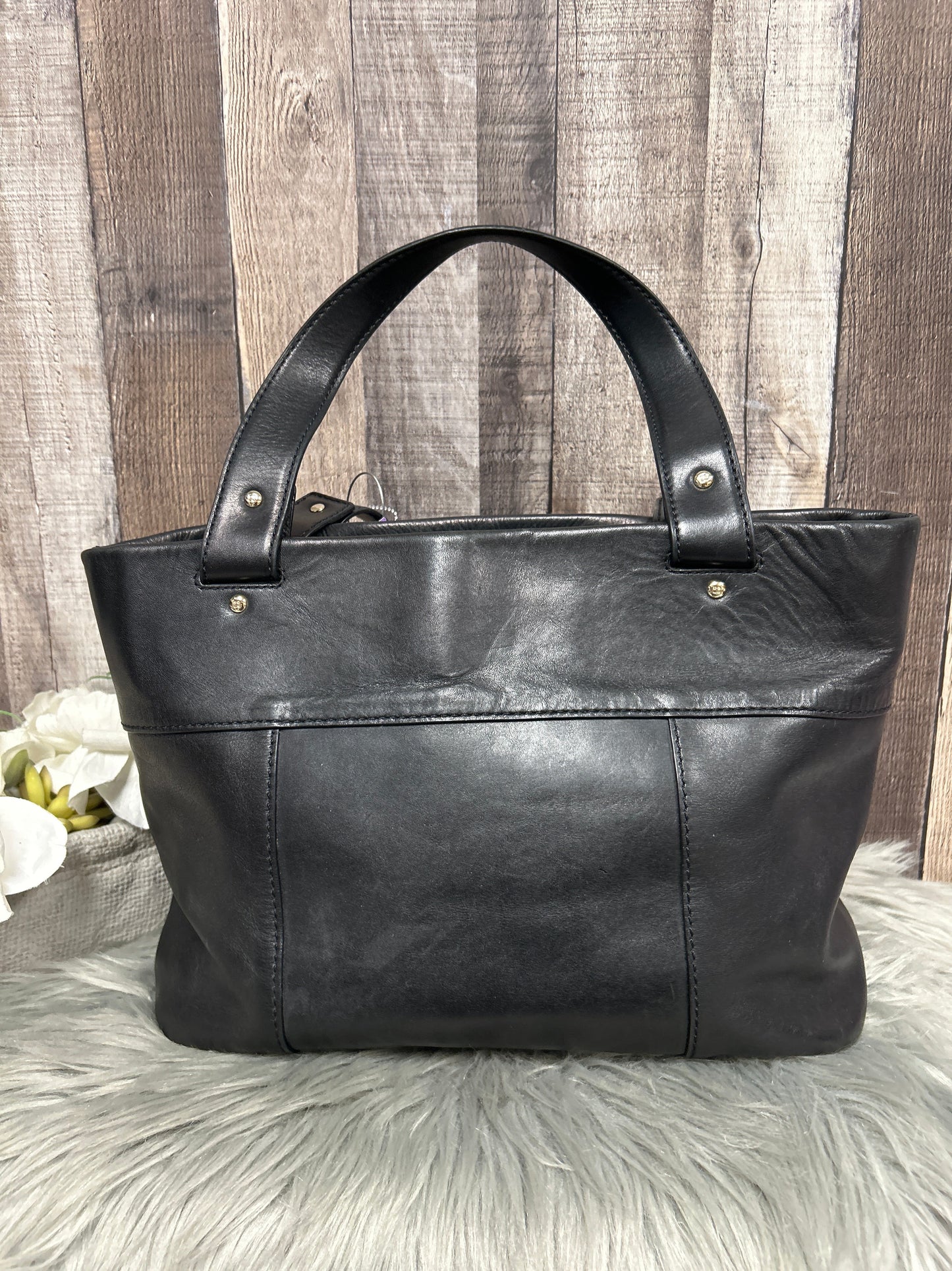 Black Handbag Designer Kate Spade, Size Large