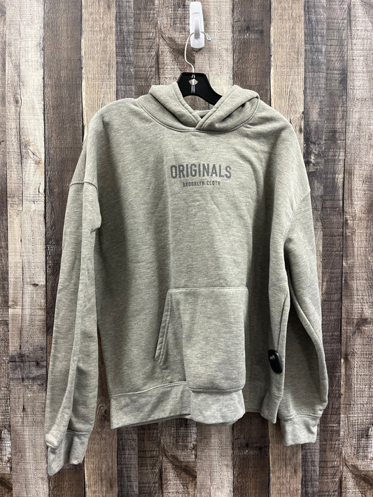 Sweatshirt Hoodie By Cme In Grey, Size: L