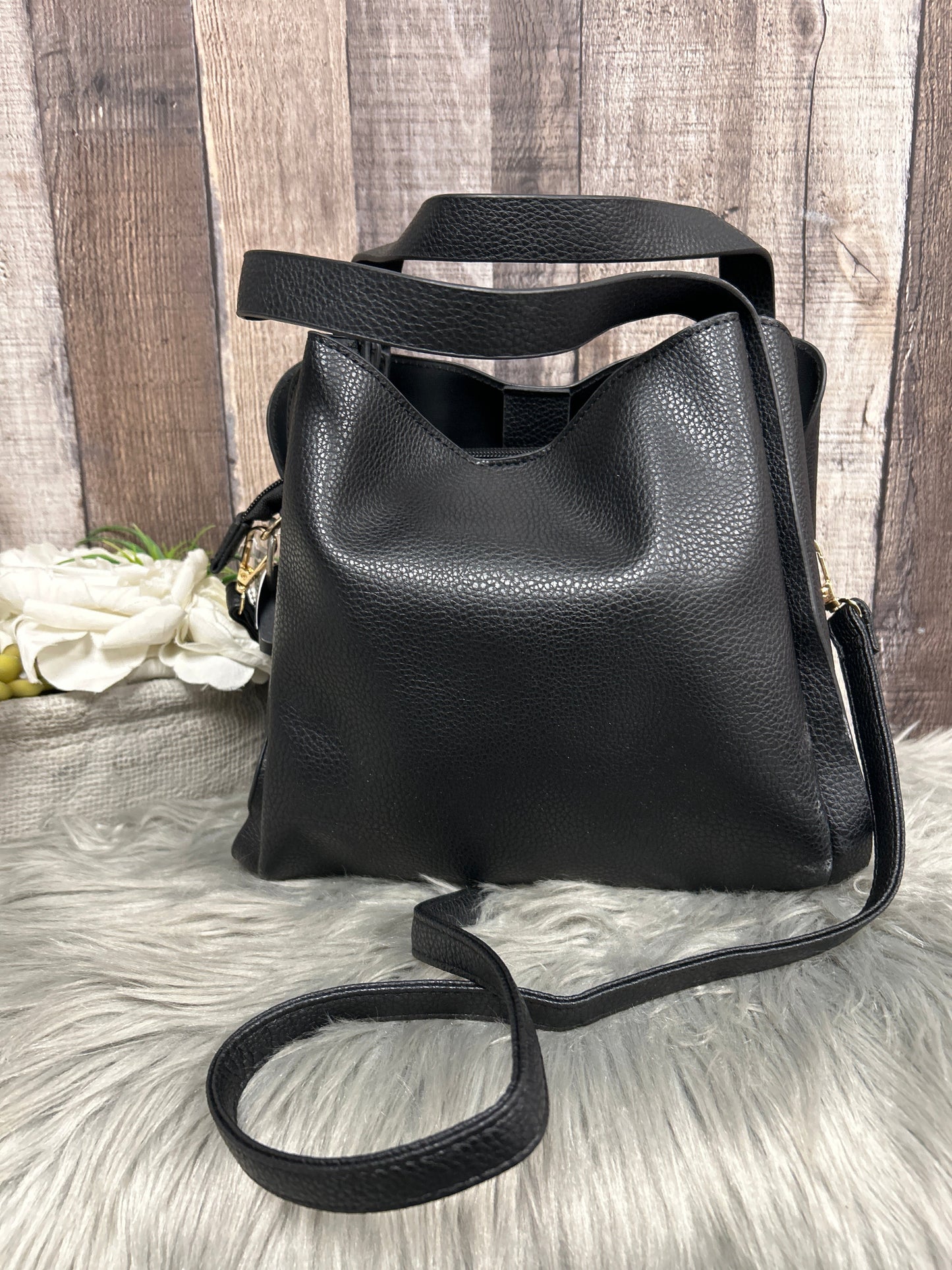 Black Handbag Designer Kate Spade, Size Medium