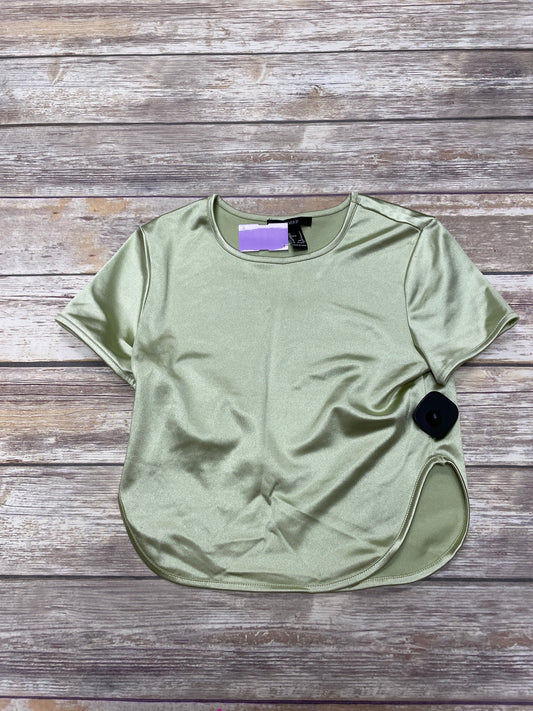 Green Top Short Sleeve Forever 21, Size L