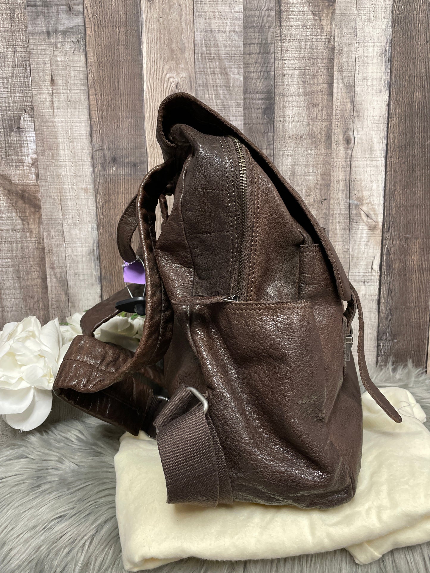 Backpack Leather Frye, Size Large