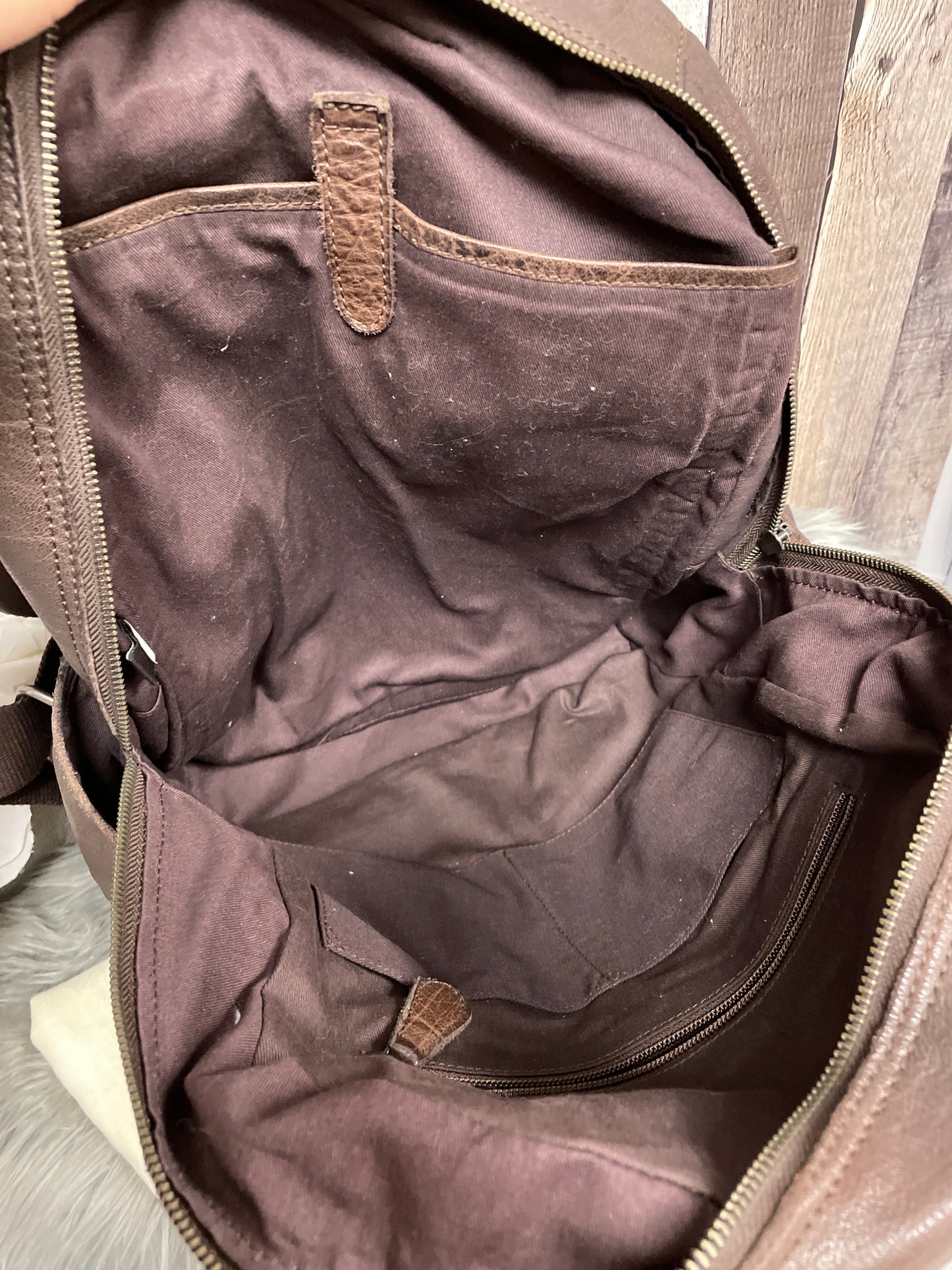 Backpack Leather Frye, Size Large