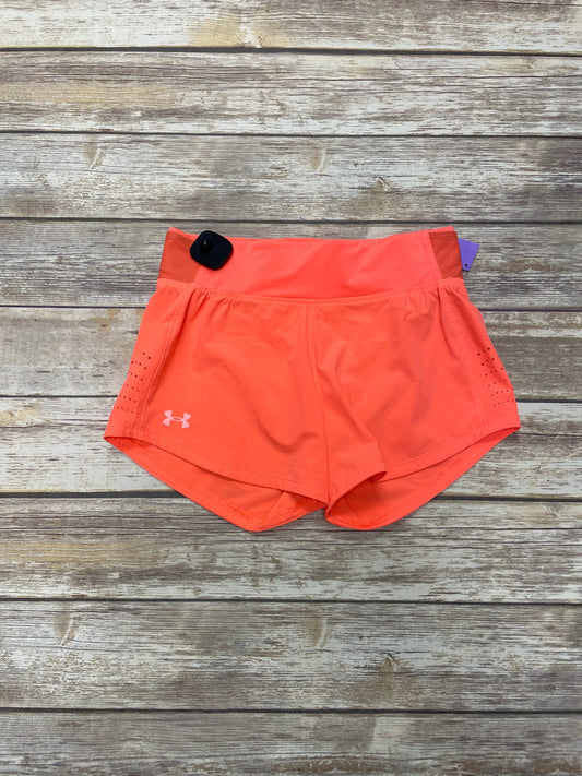 Orange Athletic Shorts Under Armour, Size S
