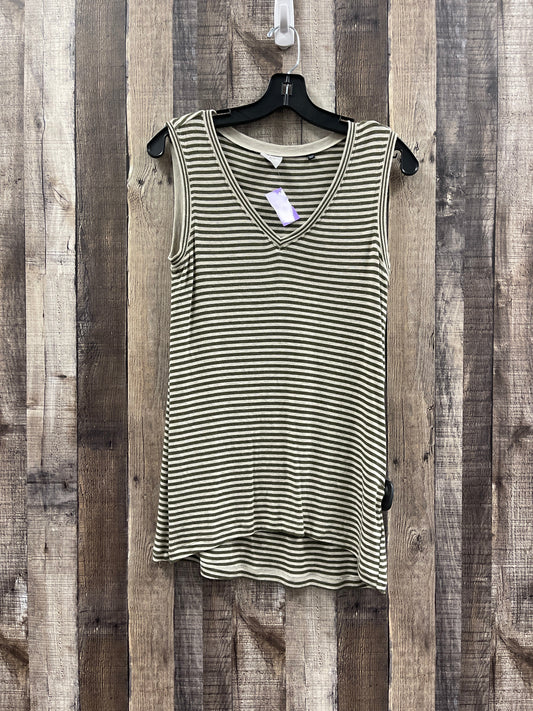 Striped Pattern Top Sleeveless Cabi, Size Xs