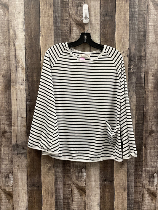 Striped Pattern Poncho Cme, Size Onesize