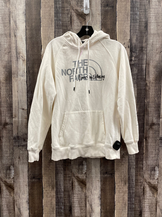 Cream Athletic Sweatshirt Hoodie The North Face, Size M