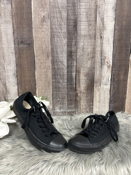 Black Shoes Sneakers Converse, Size 7