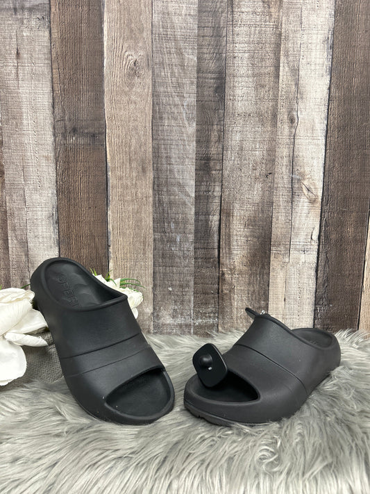 Black Sandals Flats Sperry, Size 10
