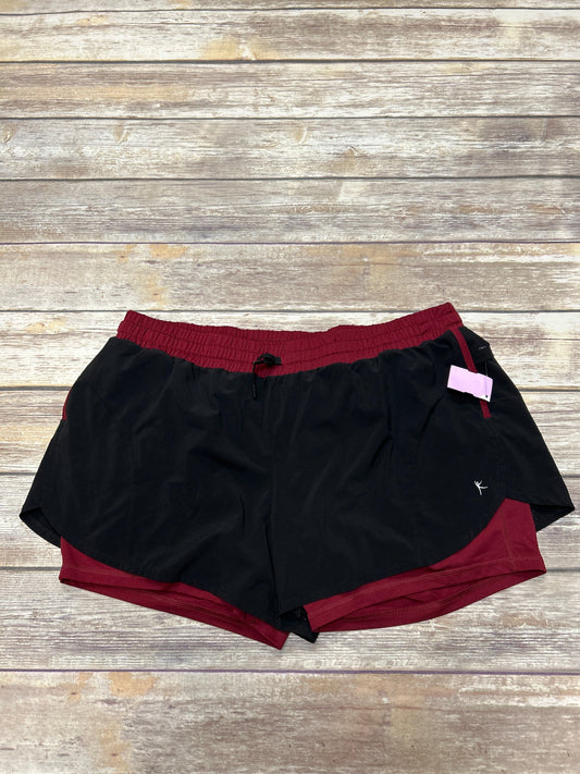 Red Athletic Shorts Danskin Now, Size 2x