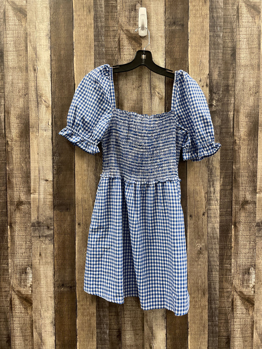 Blue Dress Casual Short French Connection, Size M