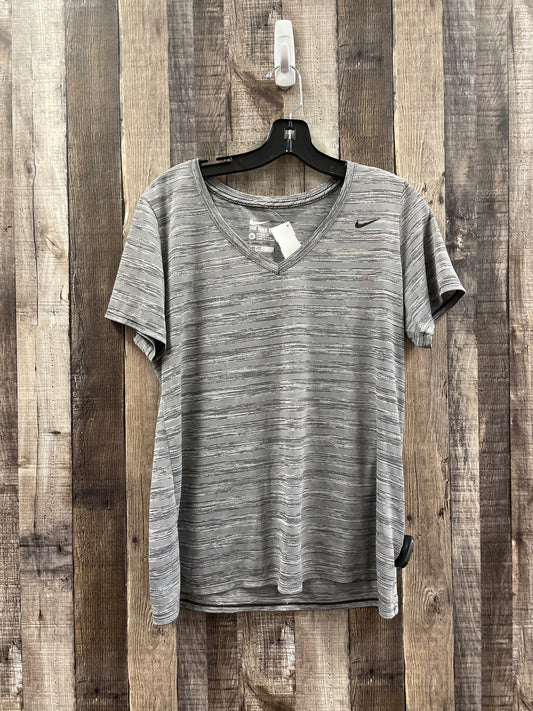 Grey Athletic Top Short Sleeve Nike, Size Xl