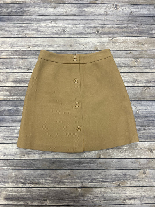 Tan Skirt Mini & Short 1901, Size 8
