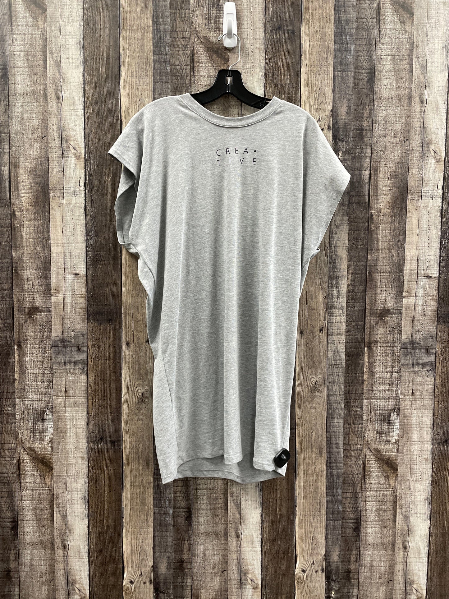 Grey Dress Casual Short Cme, Size S