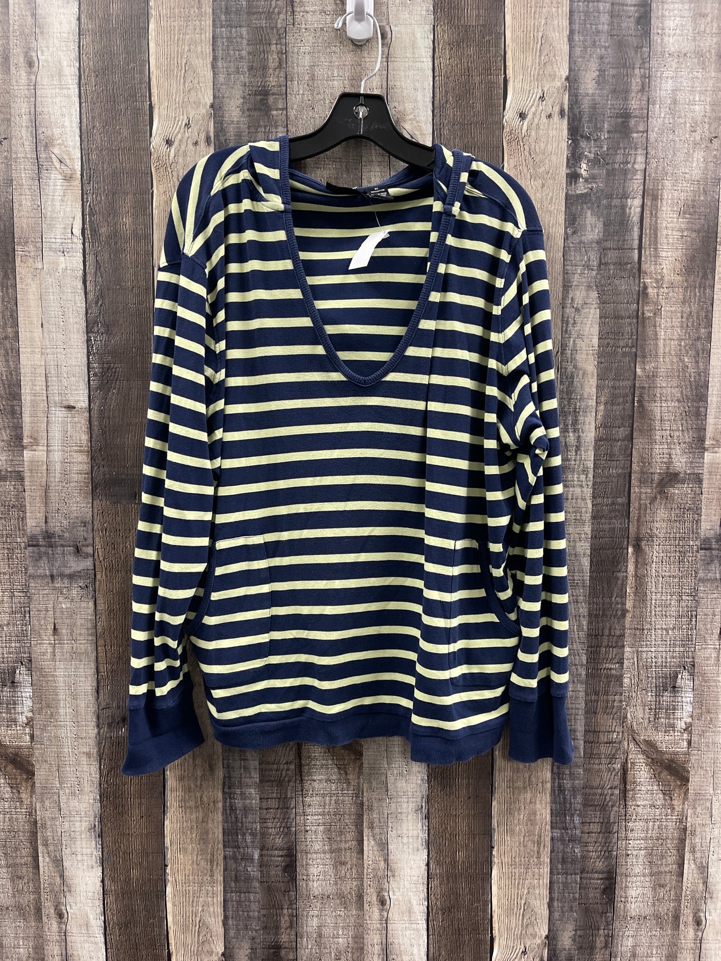 Top Long Sleeve By Bay Studio In Striped Pattern, Size: 2x