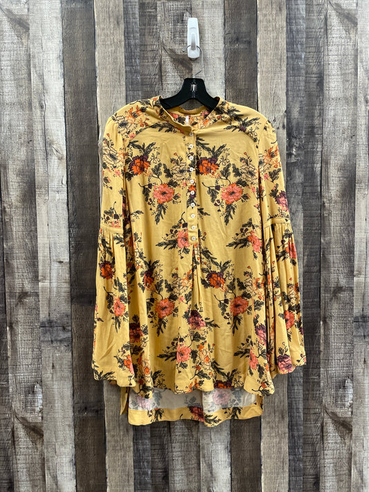 Yellow Dress Casual Short Free People, Size M