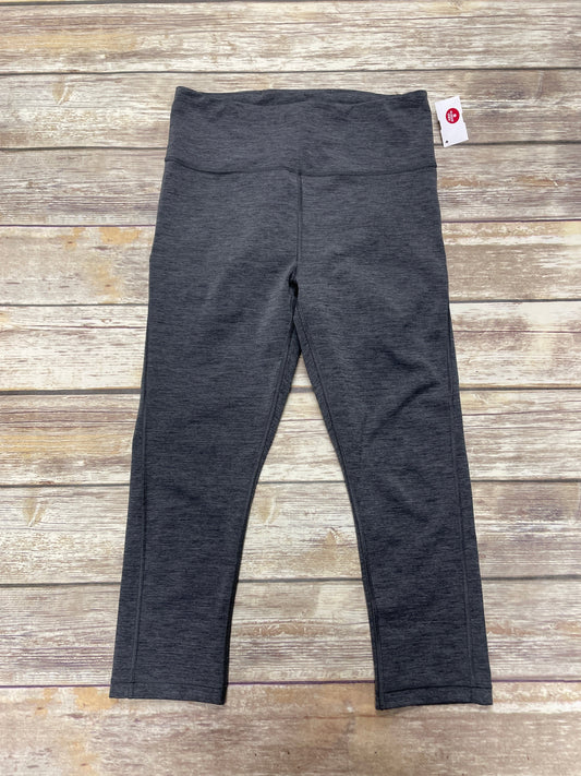 Grey Athletic Leggings Capris Athleta, Size S