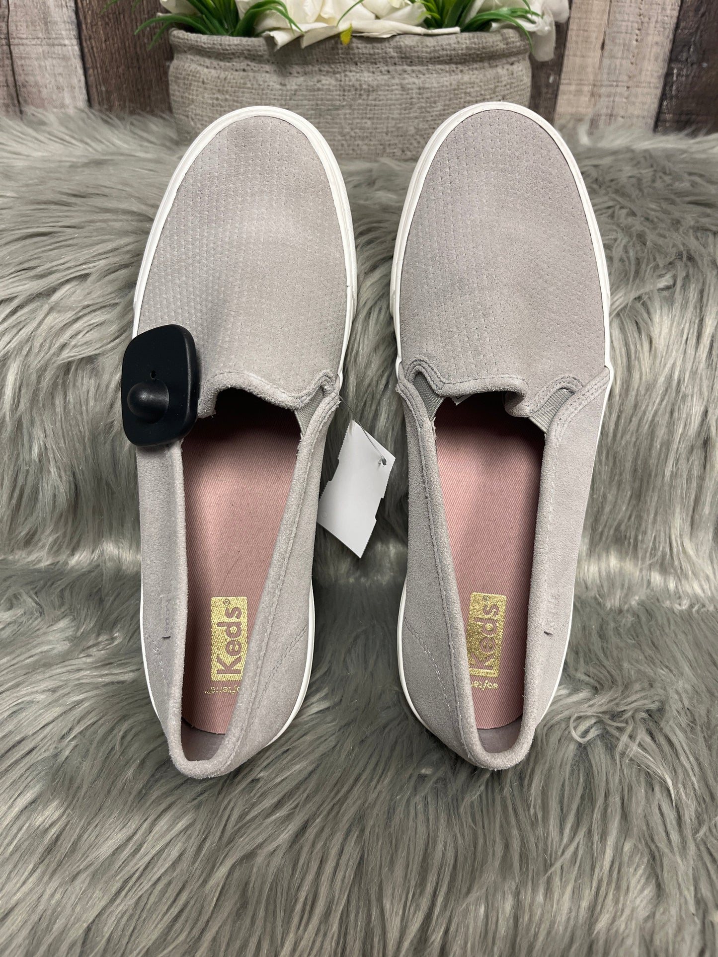 Grey Shoes Sneakers Keds, Size 10