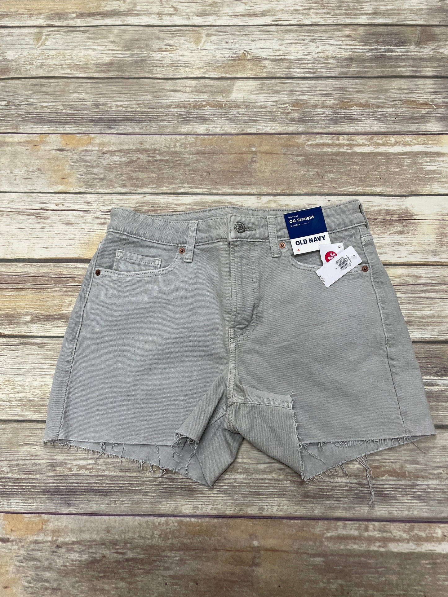 Grey Denim Shorts Old Navy, Size 4