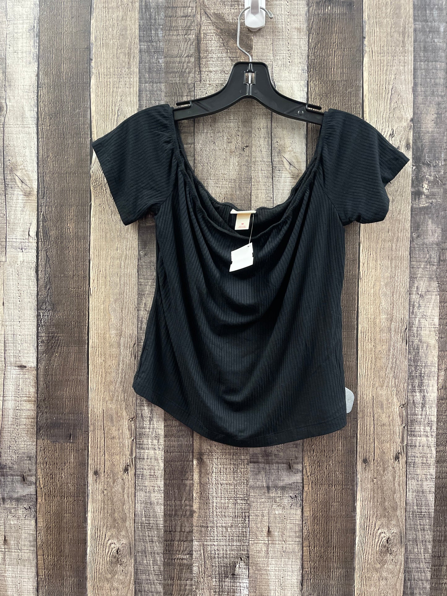 Black Top Short Sleeve Mossimo, Size M