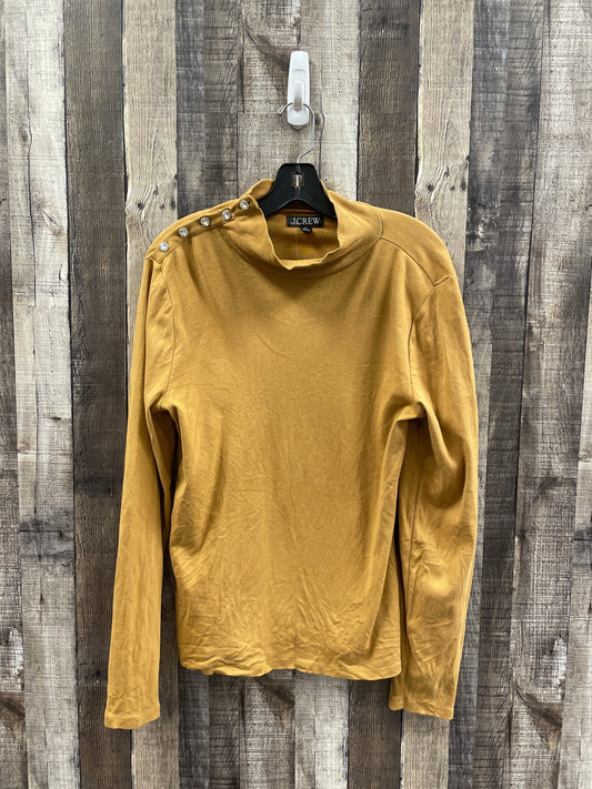 Top Long Sleeve By J. Crew In Gold, Size: Xl