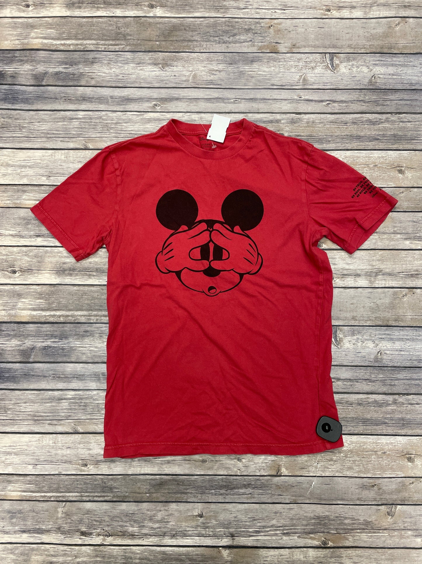 Top Short Sleeve By Disney Store In Red, Size: Xs