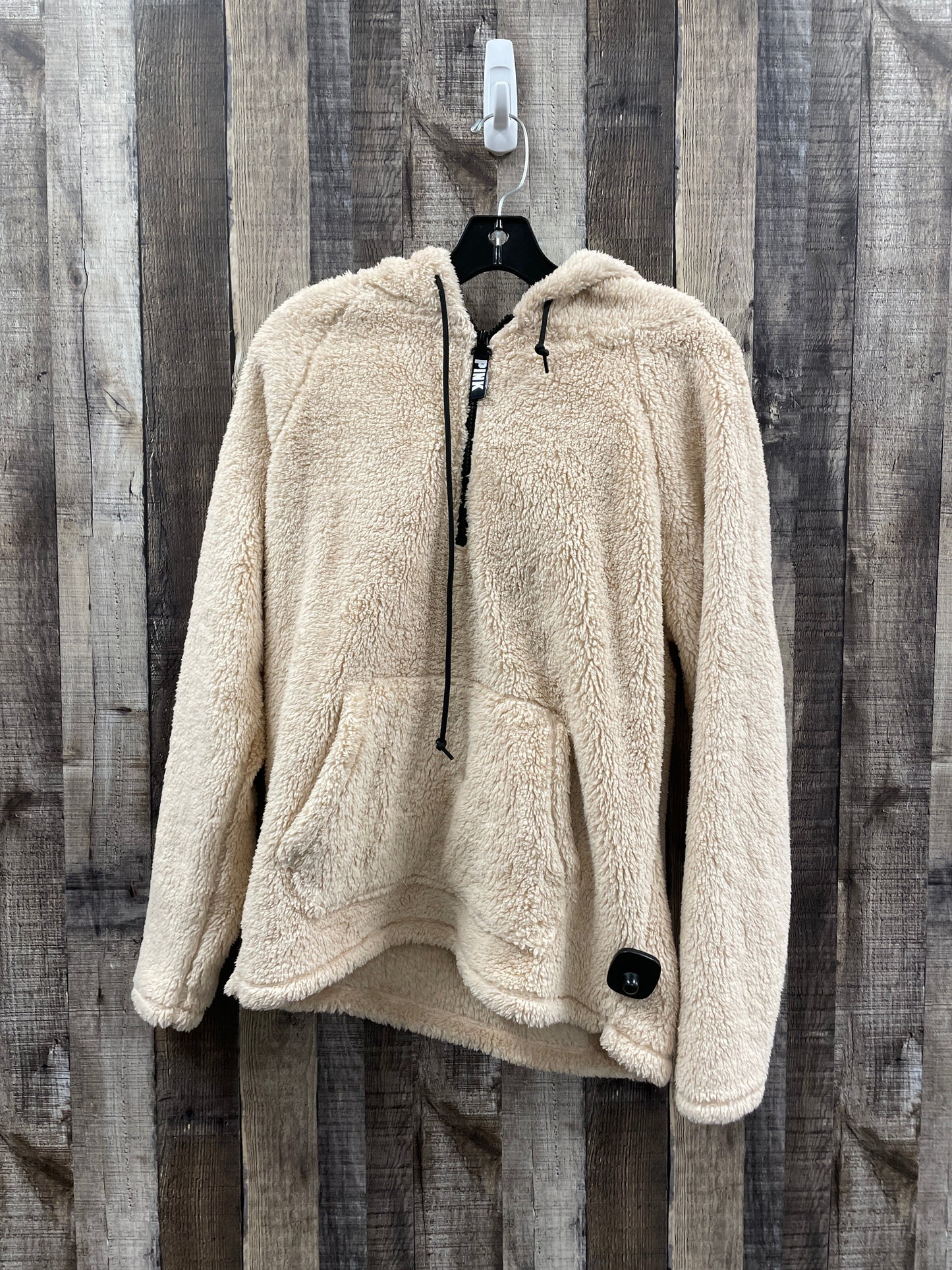 Beige Jacket Fleece Pink, Size Xs