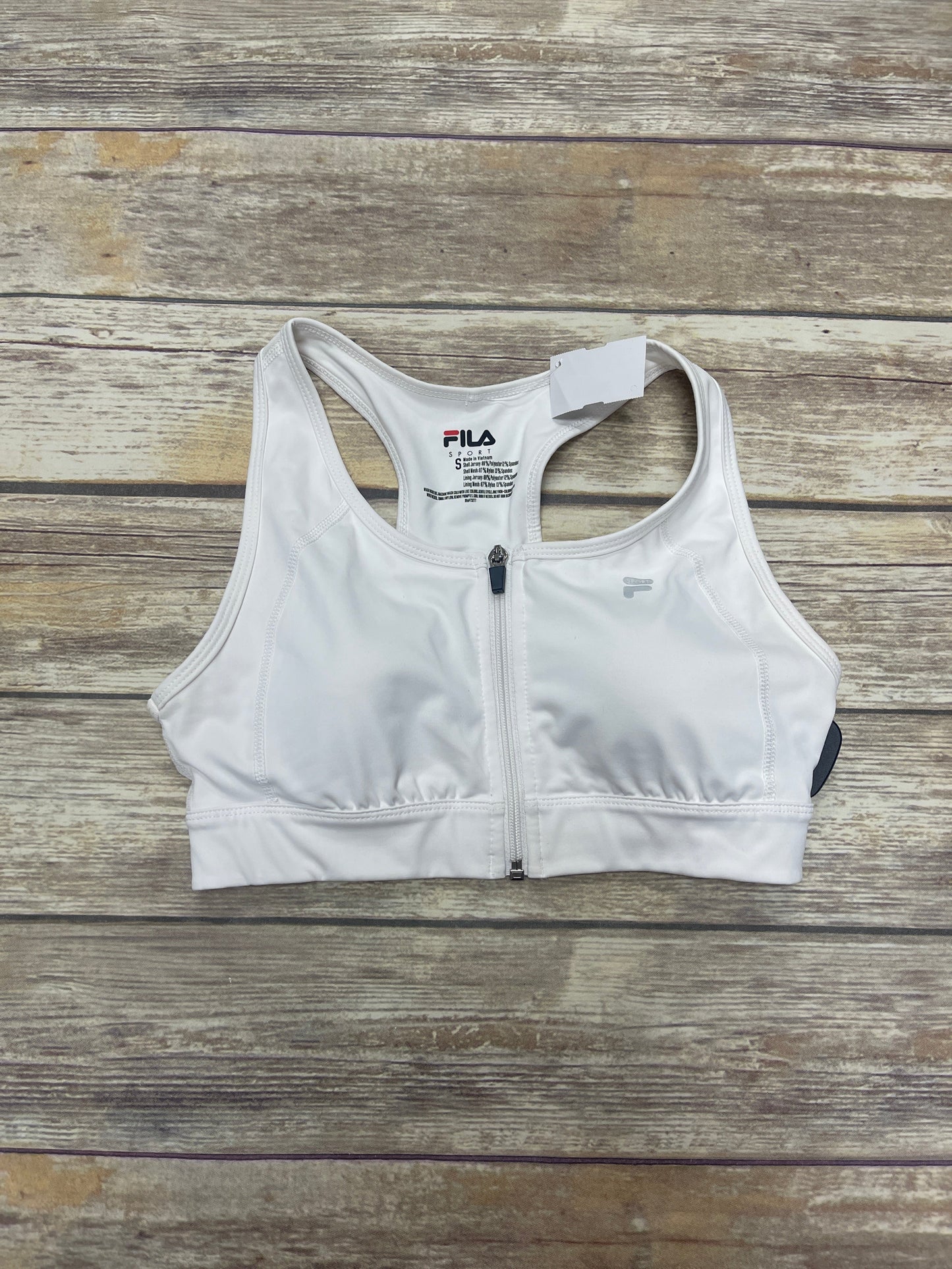 Athletic Bra By Fila In White, Size: S