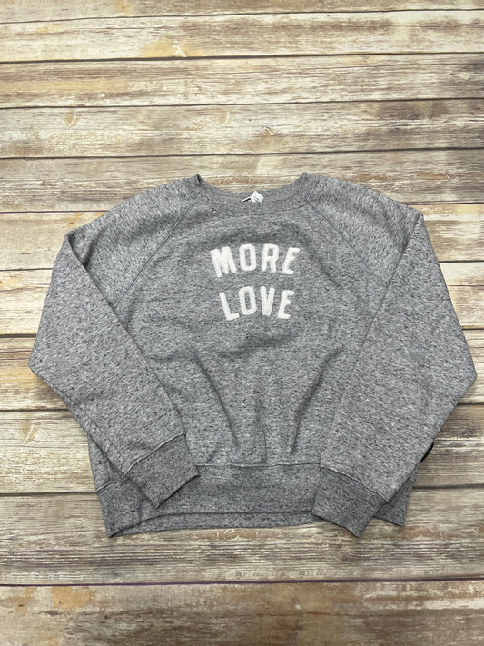 Sweatshirt Crewneck By Old Navy In Grey, Size: S