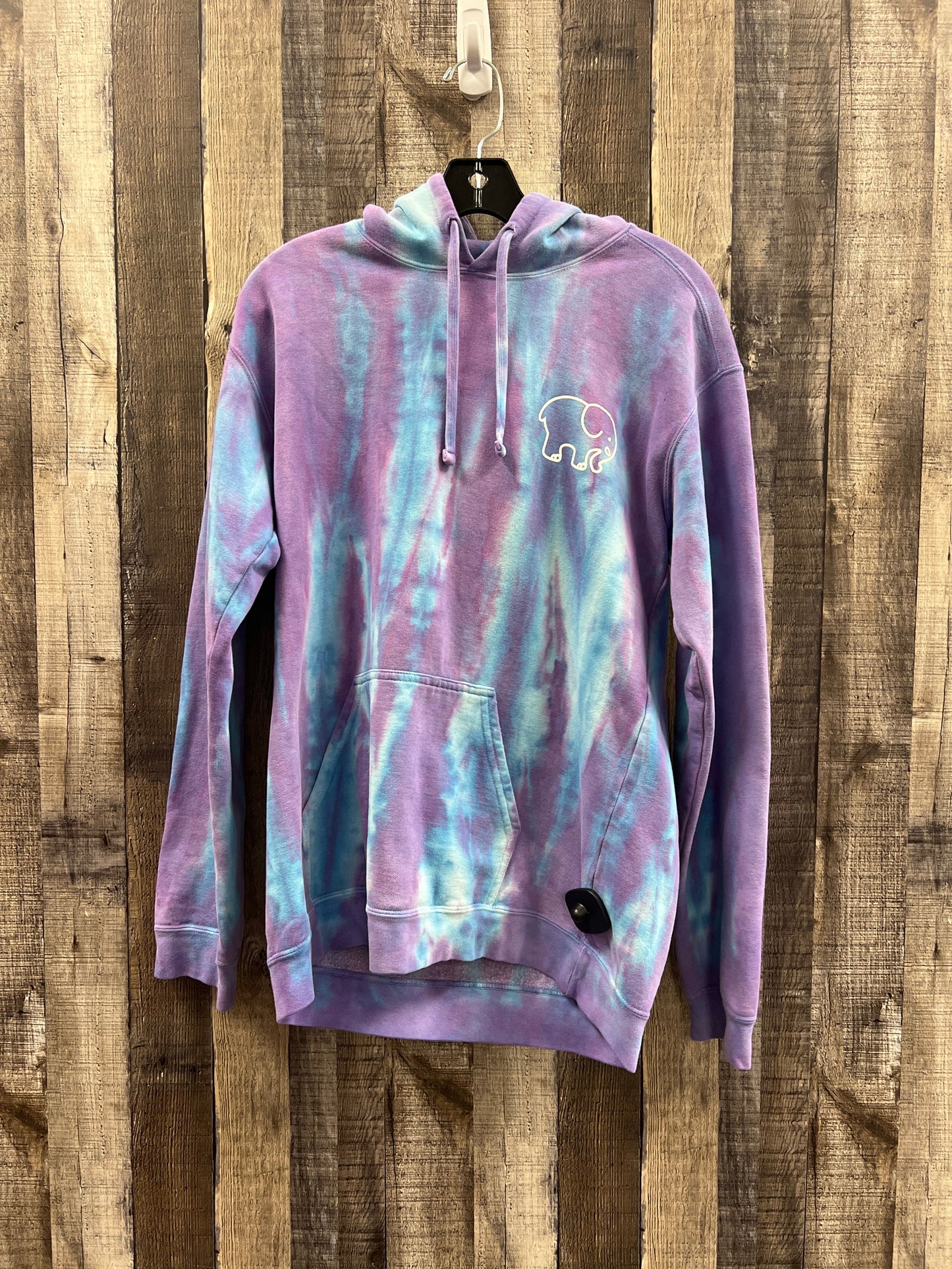 Sweatshirt Hoodie By Ivory Ella In Tie Dye Print, Size: S