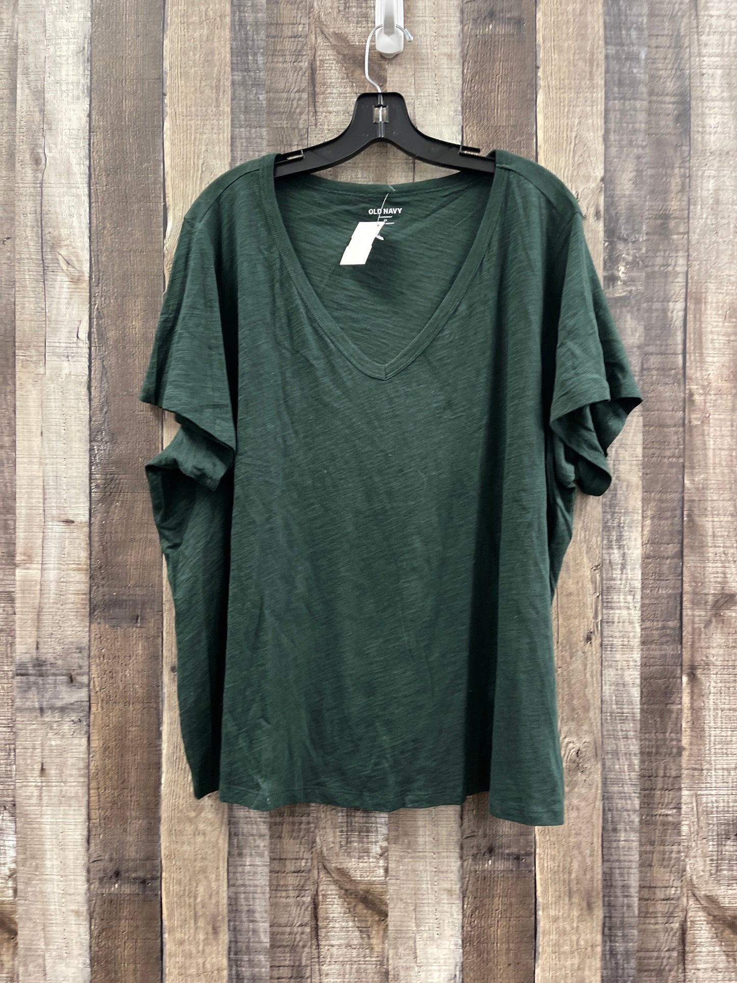 Top Short Sleeve Basic By Old Navy In Green, Size: 2x