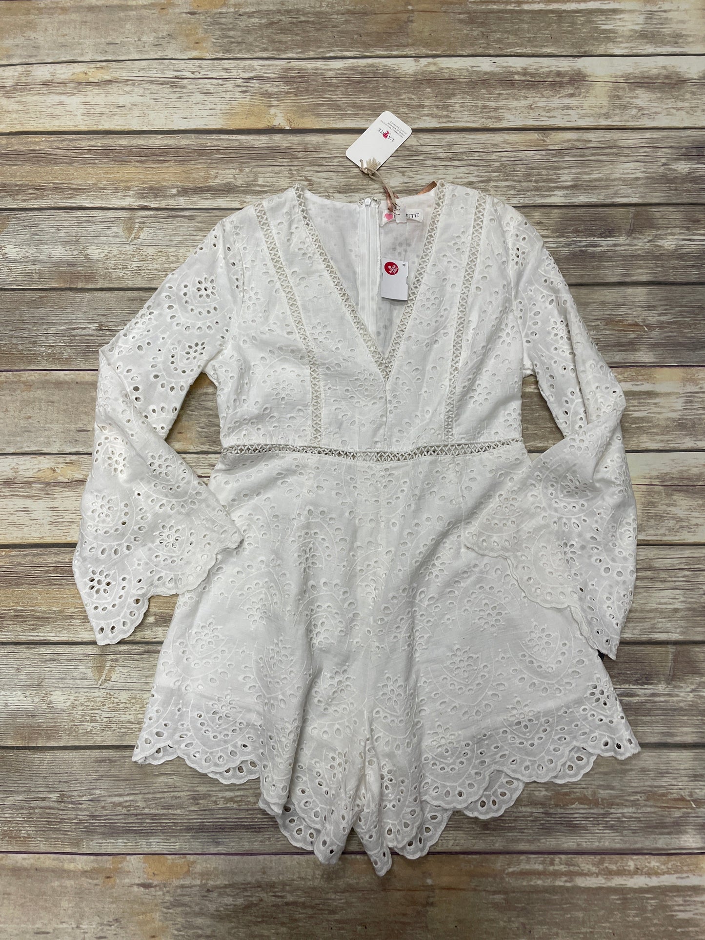 Romper By Cme In White, Size: L