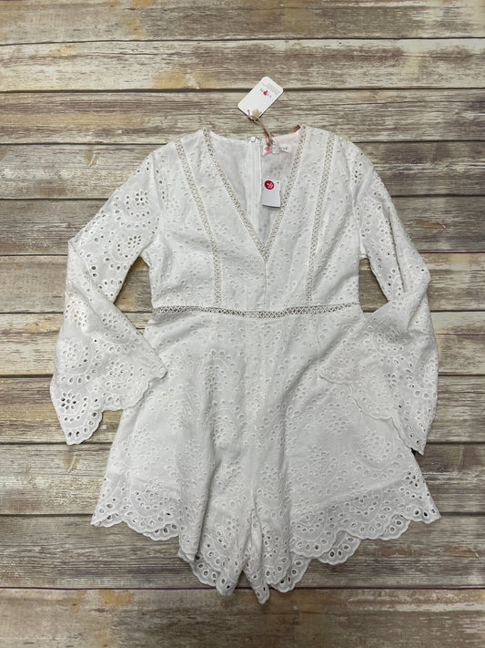 Romper By Cme In White, Size: L