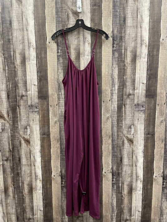 Jumpsuit By Cmf In Purple, Size: 2x